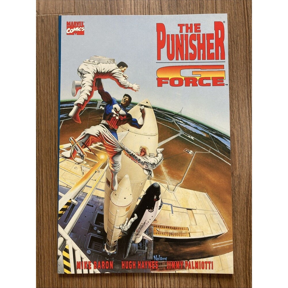 Punisher: G Force Graphic Novel (1992 Marvel Comics) Space Shuttle Comic Book